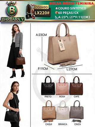 bolsa médio feminina(Dica‼️Este anúncio a compra avulso ou em pacote)
