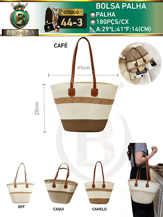 bolsa palha （Dica ‼️Este anúncio possui compra KIT ou em pacote）