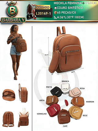 Mochila feminina➕Estojo(Dica‼️Este anúncio possui compra avulsa ou em pacote)