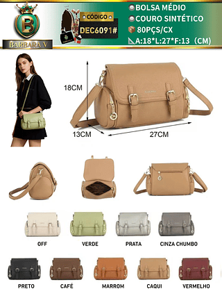 Bolsa médio feminina（Dica ‼️Este anúncio possui compra KIT ou em pacote）