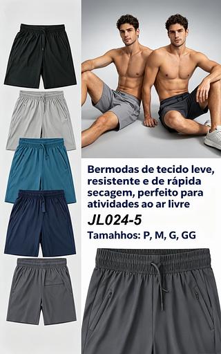 24 peças cor e tamanho sortido Short Masculino elastano Bermuda Praia 2 Bolsos Com Zíper Importar/ cada peça R$25