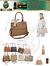 Bolsa feminina com lenço (Dica‼️Este anúncio a compra avulso ou em pacote）