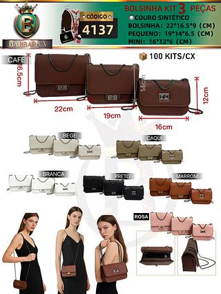 Kit bolsinha 3 peças(Dica‼️Este anúncio a compra avulso ou em pacote）