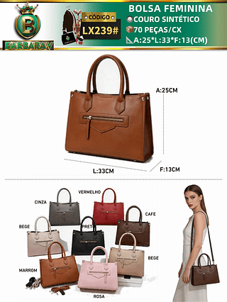 Bolsa feminina (Dica‼️Este anúncio possui compra avulsa ou em pacote)