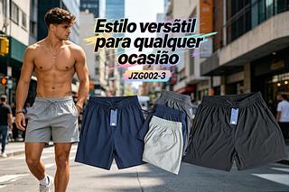 Short Masculino elastano Bermuda Praia 2 Bolsos Com Zíper Importar pacote com 24 peças cor e tamanho sortido cada peça R$25
