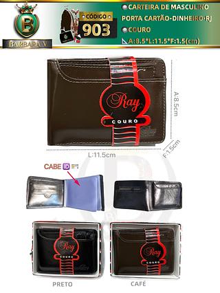 Carteira de masculino porta RJ/Cartão