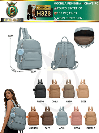 Mochila feminina com chaveiro（Dica ‼️Este anúncio possui compra kit ou em pacote)
