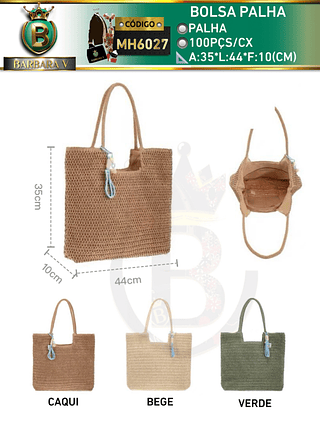 palha bolsa （Dica ‼️Este anúncio possui compra KIT ou em pacote）