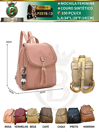 Mochila feminina （Dica ‼️Este anúncio possui compra KIT ou em pacote）