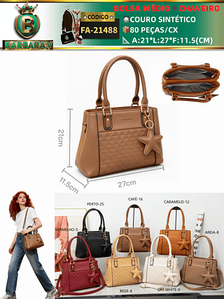 bolsa médio feminina (Dica‼️Este anúncio a compra avulso ou em pacote）