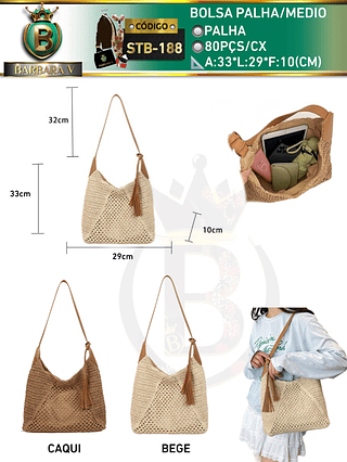 bolsa palha （Dica ‼️Este anúncio possui compra KIT ou em pacote）