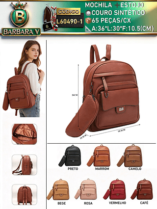 mochila com estojo （Dica ‼️Este anúncio possui compra avulso ou em pacote）