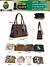 Bolsa feminina com lenço （Dica ‼️Este anúncio possui compra KIT ou em pacote）
