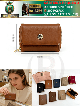 Carteira pequeno feminina 3 peças cor aleatório/cada peça R$15.00(Dica‼️Este anúncio possui compra avulsa ou em pacote)