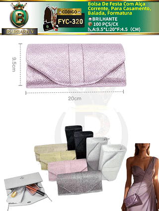 Bolsa De Festa Com Alça Corrente, Para Casamento, Balada, Formatura （Dica ‼️Este anúncio possui compra KIT ou em pacote）