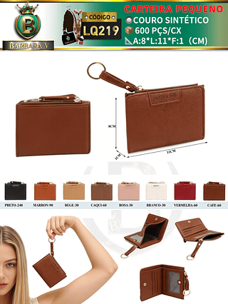 Carteira pequeno feminina 3 peças cor aleatório/cada peça R$12.00(Dica‼️Este anúncio possui compra avulsa ou em pacote)