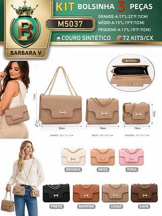Kit 3 Peças bolsinha(Dica‼️Este anúncio a compra KIT ou em PACOTE）