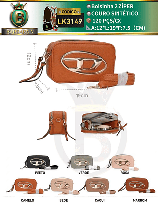 bolsinha feminina（Dica ‼️Este anúncio possui compra KIT ou em pacote）