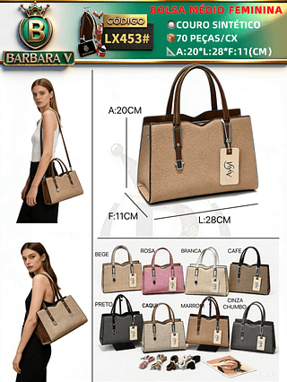 bolsa médio feminina(Dica‼️Este anúncio a compra avulso ou em pacote)