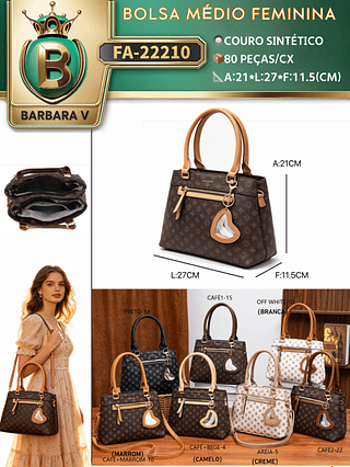 bolsa médio feminina (Dica‼️Este anúncio a compra avulso ou em pacote)