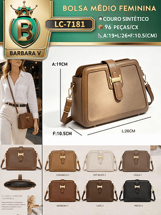 bolsa médio feminina (Dica‼️Este anúncio a compra avulso ou em pacote)
