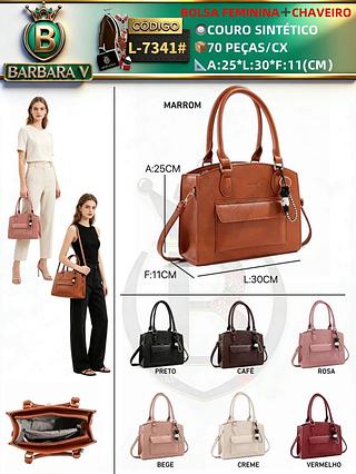 bolsa feminina com chaveiro (Dica‼️Este anúncio a compra avulso ou em pacote)