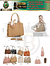 Bolsa feminina com lenço (Dica‼️Este anúncio a compra avulso ou em pacote）