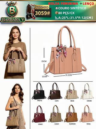 bolsinha feminina com lenço（Dica ‼️Este anúncio possui compra avulso ou em pacote）