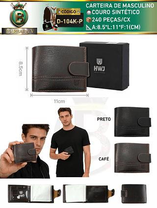 carteira masculino （Dica ‼️Este anúncio possui compra kit ou em pacote)