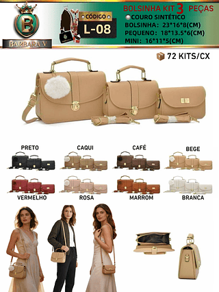 Kit 3 Peças bolsinha(Dica‼️Este anúncio a compra KIT ou em PACOTE）
