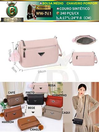 Bolsinha feminina（Dica ‼️Este anúncio possui compra KIT ou em pacote）