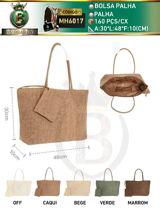 Bolsa palha （Dica ‼️Este anúncio possui compra KIT ou em pacote）