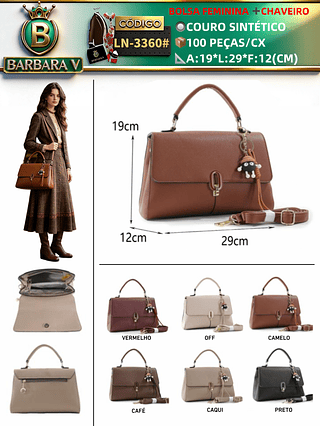 bolsa feminina com chaveiro(Dica‼️Este anúncio possui compra avulsa ou em pacote)