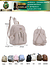 Mochila feminina com chaveiro pompom (Dica‼️Este anúncio a compra avulso ou em pacote）