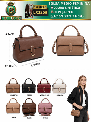 bolsa médio feminina(Dica‼️Este anúncio a compra avulso ou em pacote)