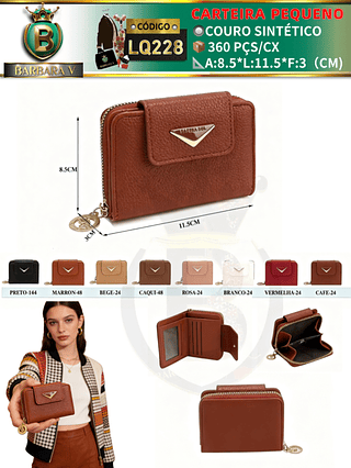 Carteira pequeno feminina 3 peças cor aleatório/cada peça R$13.00(Dica‼️Este anúncio possui compra avulsa ou em pacote)