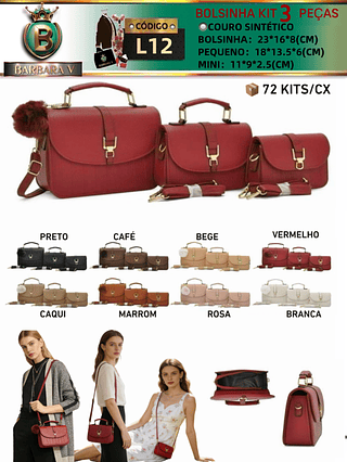 Kit 3 Peças bolsinha(Dica‼️Este anúncio a compra KIT ou em PACOTE）