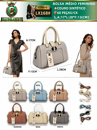 bolsa médio feminina(Dica‼️Este anúncio a compra avulso ou em pacote)