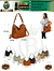 Bolsa grande feminina (Dica‼️Este anúncio a compra avulso ou em pacote）