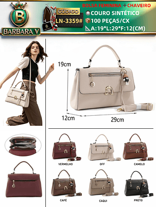 bolsa feminina com chaveiro(Dica‼️Este anúncio possui compra avulsa ou em pacote)