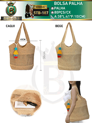 bolsa palha （Dica ‼️Este anúncio possui compra KIT ou em pacote）
