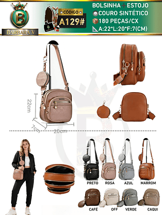 bolsinha com estojo (Dica‼️Este anúncio possui compra avulsa ou em pacote)