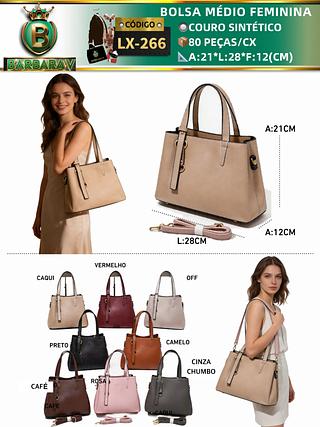 bolsa médio feminina (Dica‼️Este anúncio a compra avulso ou em pacote)