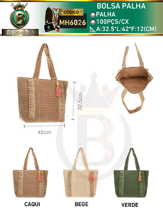 palha bolsa （Dica ‼️Este anúncio possui compra KIT ou em pacote）