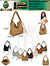 Bolsa grande feminina (Dica‼️Este anúncio a compra avulso ou em pacote）