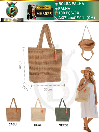 Bolsa palha （Dica ‼️Este anúncio possui compra KIT ou em pacote）