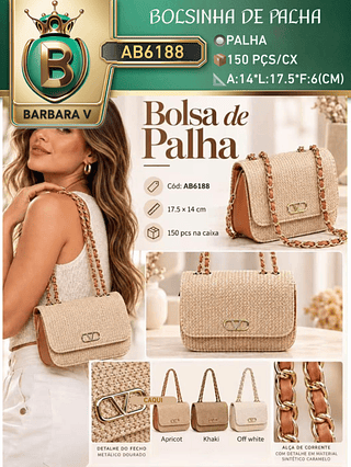 bolsinha de Palha (Dica‼️Este anúncio possui compra avulsa ou em pacote)