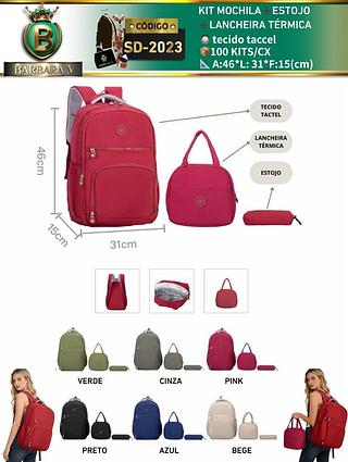 Mochila lancheira térmica(Dica‼️Este anúncio a compra avulso ou em pacote)