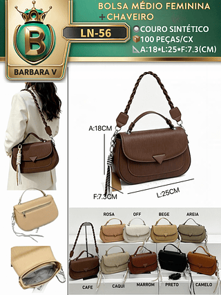 bolsa médio feminina (Dica‼️Este anúncio a compra avulso ou em pacote)