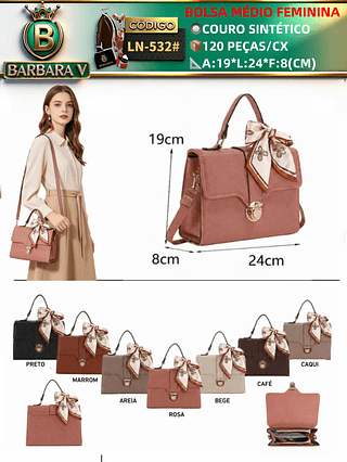 bolsa médio feminina (Dica‼️Este anúncio possui compra avulsa ou em pacote)